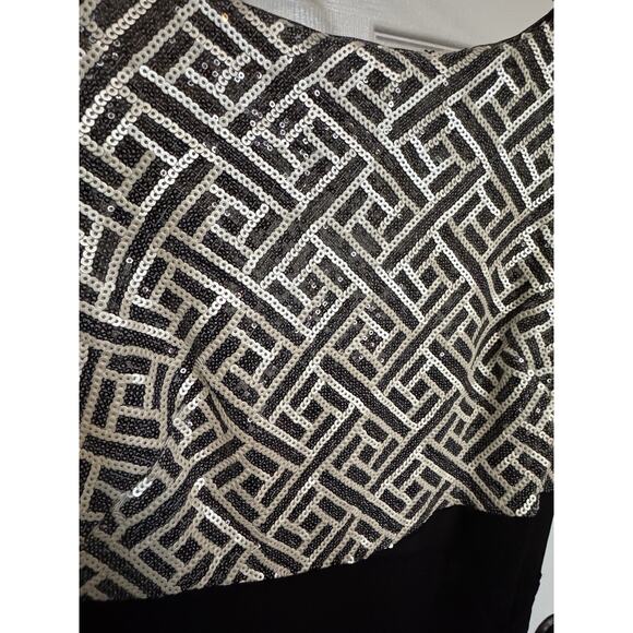 Lauren Ralph Lauren Evening Sequin Cocktail Dress Size 10 Formal Night Out Party - Picture 4 of 8